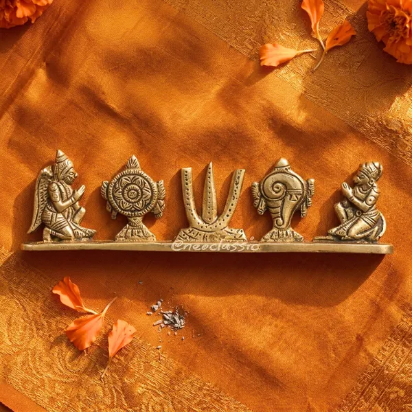NEO_CLASSIC_Shankh_Chakra_Namah_Hanuman_&_Garuda_Religious_Showpiece_|_Sri_Venkateswara_Tilak_Idol_|_Lord_Vishnu_Symbol_for_Temple,_Home,_Office_&_Spiritual_Décor