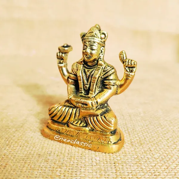 NEO_CLASSIC_Badrinath_Brass_Idol_–_Badri_Vishal_Murti_for_Home_Pooja_&_Decor_(2.5_Inch)