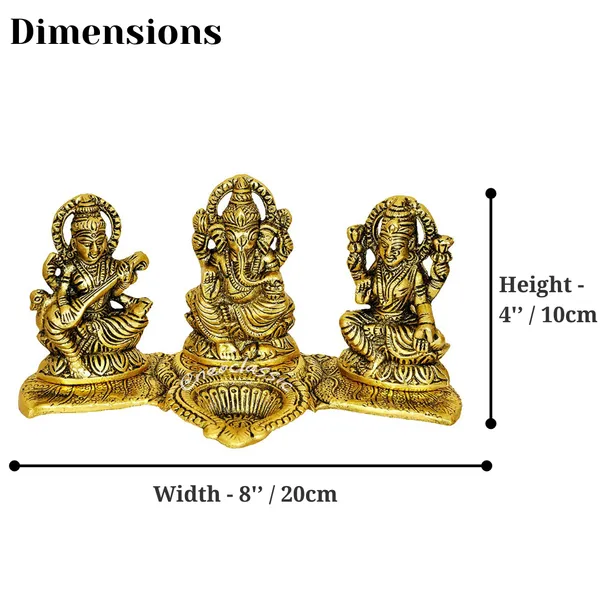 NEO_CLASSIC_Laxmi_Ganesh_Saraswati_Metal_Murti_Idol_with_Diya_|_Divine_Trio_Statue_for_Pooja,_Home_Temple_Decor_&_Diwali_Gift_Set