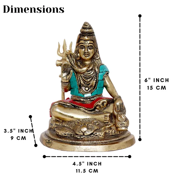NEO_CLASSIC_Lord_Shiva_Idol_in_Sitting_Pose_|_Mahadev_Bholenath_Shiv_Shankar_Murti_for_Home_Temple,_Pooja_Room_&_Spiritual_Décor_|_Stone_Gold_Finish
