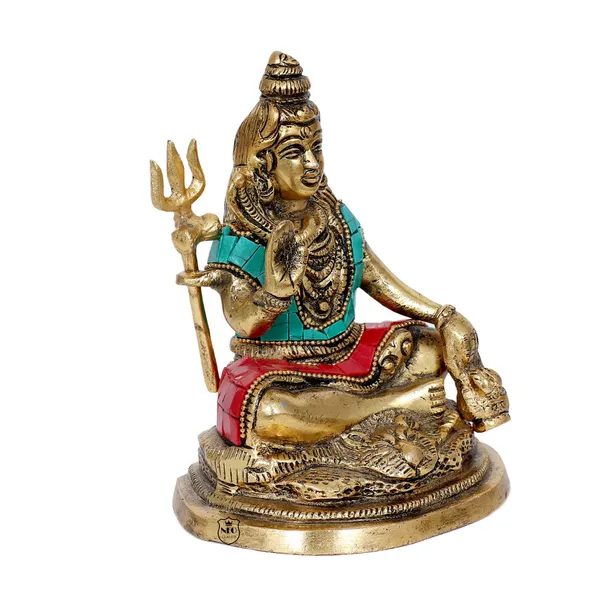 NEO_CLASSIC_Lord_Shiva_Idol_in_Sitting_Pose_|_Mahadev_Bholenath_Shiv_Shankar_Murti_for_Home_Temple,_Pooja_Room_&_Spiritual_Décor_|_Stone_Gold_Finish