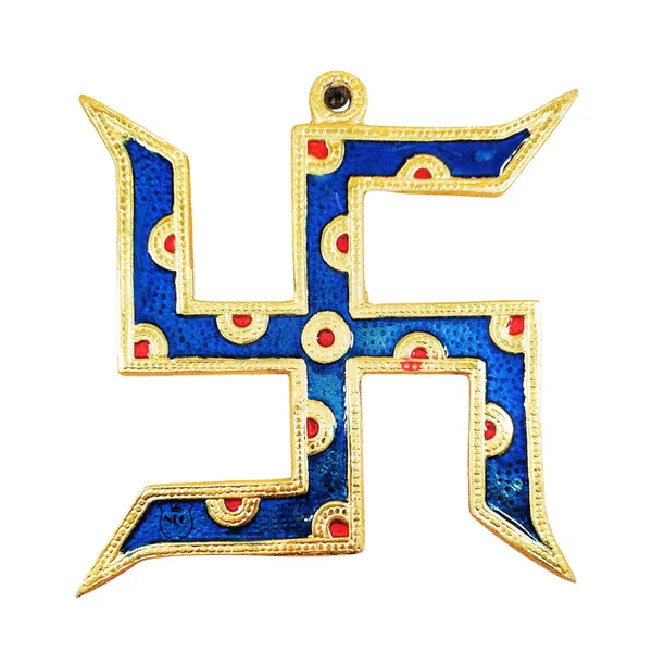 NEO_CLASSIC_Blue_Swastik_Wall_Hanging_7_Inch_|_Evil_Eye_Inspired_Color_Decorative_Symbol_|_Metal_Auspicious_Wall_Decor_for_Home_Entrance,_Pooja_Room_&_Office