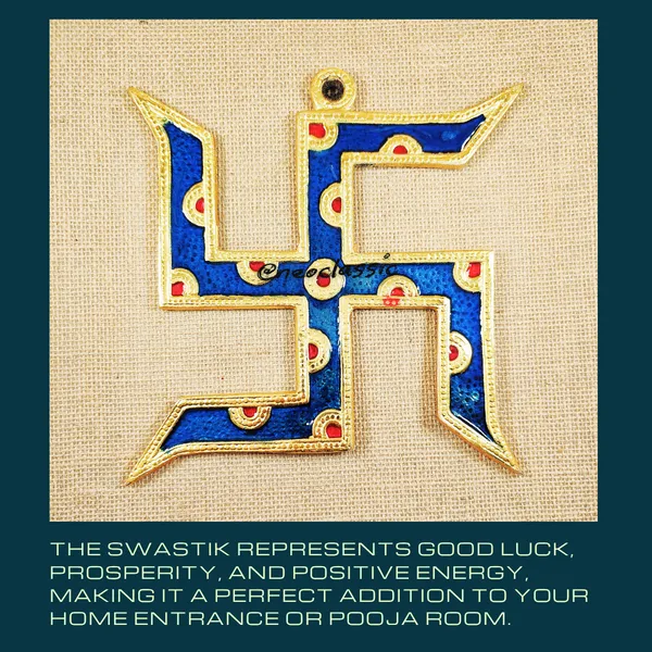NEO_CLASSIC_Blue_Swastik_Wall_Hanging_7_Inch_|_Evil_Eye_Inspired_Color_Decorative_Symbol_|_Metal_Auspicious_Wall_Decor_for_Home_Entrance,_Pooja_Room_&_Office