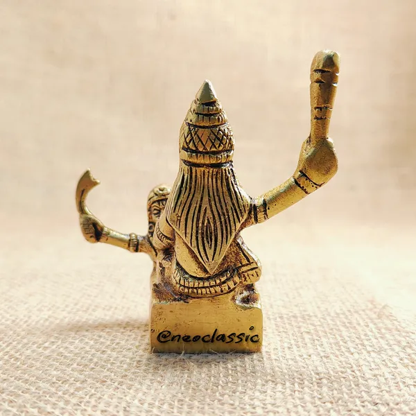 NEO_CLASSIC_Brass_Baglamukhi_Mata_Idol_|_Sitting_Maa_Baglamukhi_Murti_for_Home_Temple,_Pooja_Room_&_Office_|_Handcrafted_Religious_Brass_Statue_|_Height_3_Inch