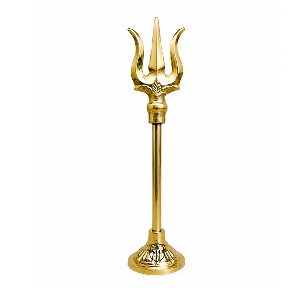 NEO_CLASSIC_Brass_Pooja_Trishul_with_Stand_for_Home_Temple_|_Decorative_Golden_Finish_Trident_Idol_for_Mandir,_Pooja_Room_&_Spiritual_Décor_|_6Inch