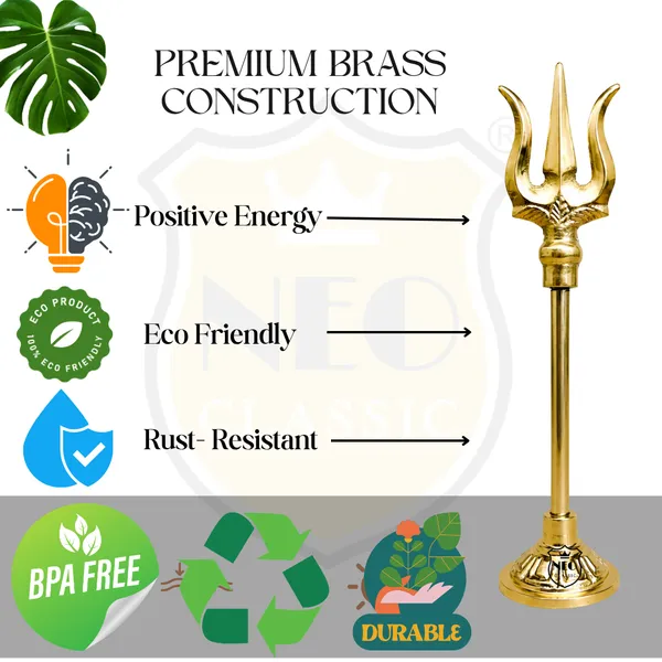 NEO_CLASSIC_Brass_Pooja_Trishul_with_Stand_for_Home_Temple_|_Decorative_Golden_Finish_Trident_Idol_for_Mandir,_Pooja_Room_&_Spiritual_Décor_|_6Inch