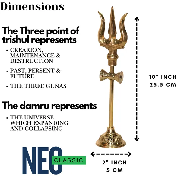 NEO_CLASSIC_Brass_Trishul_with_Damru_on_Stand_|_10_Inch_Lord_Shiva_Trident_Idol_for_Home_Temple,_Pooja_Room_&_Mandir_|_Handcrafted_Religious_Brass_Décor