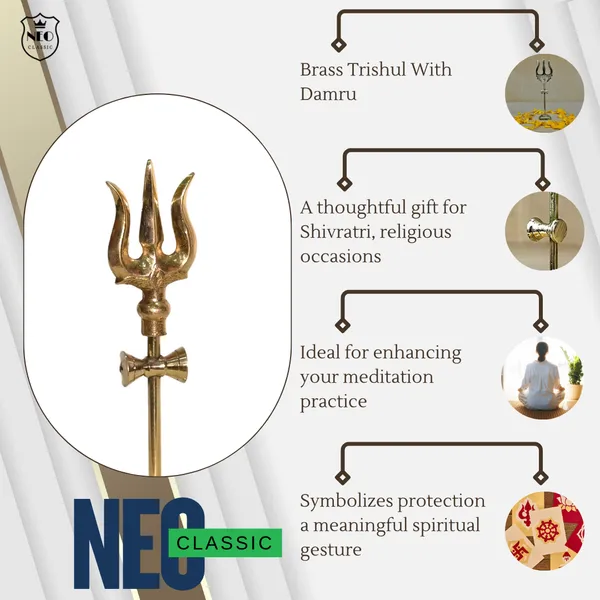 NEO_CLASSIC_Brass_Trishul_with_Damru_on_Stand_|_10_Inch_Lord_Shiva_Trident_Idol_for_Home_Temple,_Pooja_Room_&_Mandir_|_Handcrafted_Religious_Brass_Décor
