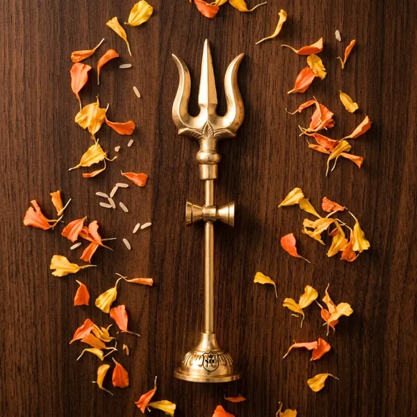 NEO_CLASSIC_Brass_Trishul_with_Damru_on_Stand_|_12_Inch_Lord_Shiva_Trident_Idol_for_Home_Temple,_Pooja_Room_&_Mandir_|_Handcrafted_Religious_Brass_Décor