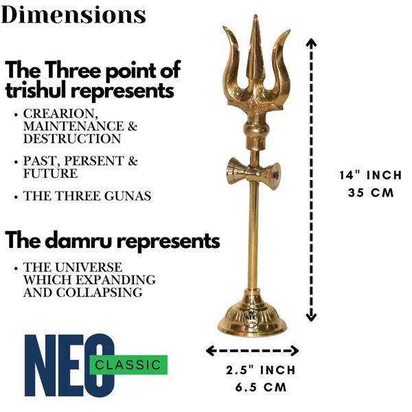 NEO_CLASSIC_Brass_Trishul_with_Damru_on_Stand_|_14_Inch_Lord_Shiva_Trident_Idol_for_Home_Temple,_Pooja_Room_&_Mandir_|_Handcrafted_Religious_Brass_Décor