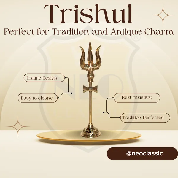 NEO_CLASSIC_Brass_Trishul_with_Damru_on_Stand_|_14_Inch_Lord_Shiva_Trident_Idol_for_Home_Temple,_Pooja_Room_&_Mandir_|_Handcrafted_Religious_Brass_Décor
