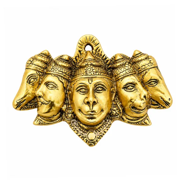 NEO_CLASSIC_Panchmukhi_Hanuman_Door_Entrance_Wall_Hanging_|_Bajrang_Bali_Nazar_Battu_Protection_Showpiece_for_Home,_Temple_&_Pooja_Décor_|_Gold_Finish