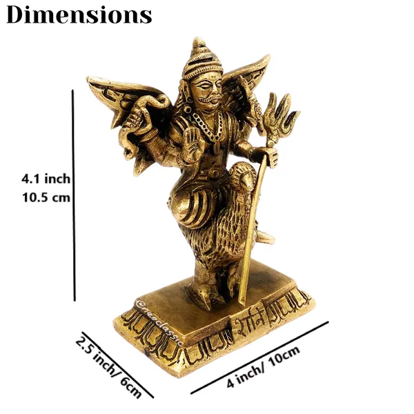 NEO_CLASSIC_Shani_Dev_Brass_Idol_Statue_|_Shani_Maharaj_Murti_for_Pooja,_Home_Temple_&_Office_Decor_|_Spiritual_&_Vastu_Showpiece_(4.1_Inch)