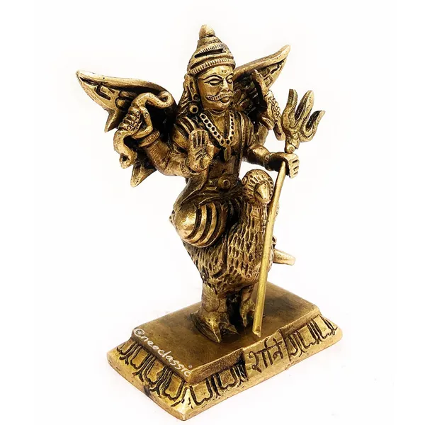NEO_CLASSIC_Shani_Dev_Brass_Idol_Statue_|_Shani_Maharaj_Murti_for_Pooja,_Home_Temple_&_Office_Decor_|_Spiritual_&_Vastu_Showpiece_(4.1_Inch)