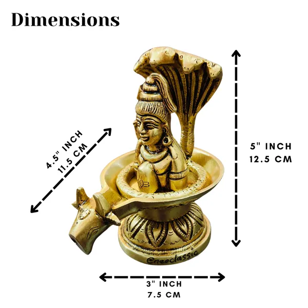 NEO_CLASSIC_Brass_Shivling_with_Panchmukhi_Sheshnaag_&_Gomukh_Jal_Dhara_–_Ekmukhi_Design_(5_Inch)