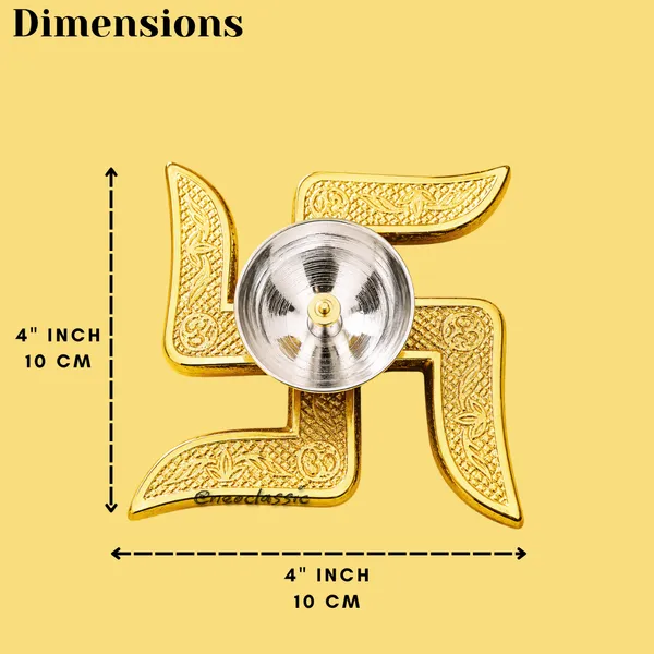 NEO_CLASSIC_Brass_Swastik_Diya_with_Red_Velvet_Box_|_4_Inch_Swastik_Deepak_for_Pooja,_Mandir_&_Home_Decor_|_Aluminium_Swastik_with_Brass_Oil_Lamp_|_Gift_for_Diwali_&_Housewarming