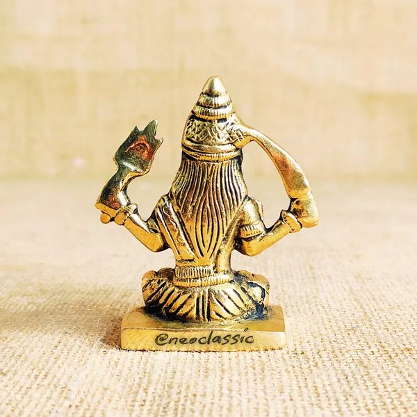 NEO_CLASSIC_Santoshi_Mata_Brass_Idol_|_Maa_Santoshi_Murti_for_Pooja_Ghar_|_Handcrafted_Religious_Showpiece_(3_Inch)
