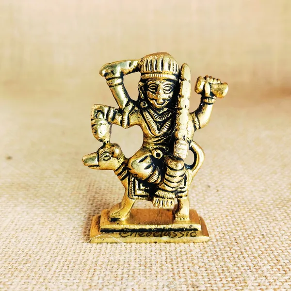 NEO_CLASSIC_Kaal_Bhairav_(Bhero_Baba)_Idol_|_Small_Metal_Statue_for_Pooja,_Meditation_&_Vastu_Décor_|_Religious_Showpiece_for_Home,_Office_&_Business_(2.5_Inch)