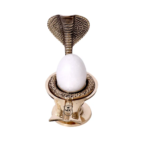 NEO_CLASSIC_Shivling_with_Sheshnag_Jalheri_Stand_–_White_Shivling_for_Puja_(5_Inch)