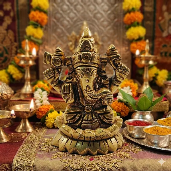 Brass_Ganesh_Idol_Antique_Finish_Decorative_Showpiece_For_Home_Office_Auspicious_Diwali_Gift_For_Puja_Mandir_Ganesh