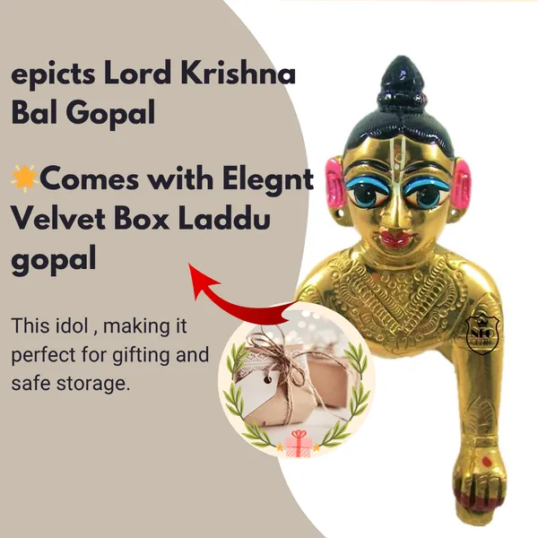 NEO_CLASSIC_Laddu_Gopal_Idol_with_Designer_Eyes_Painting_–_Bal_Gopal_Murti_(3.5_Inch)