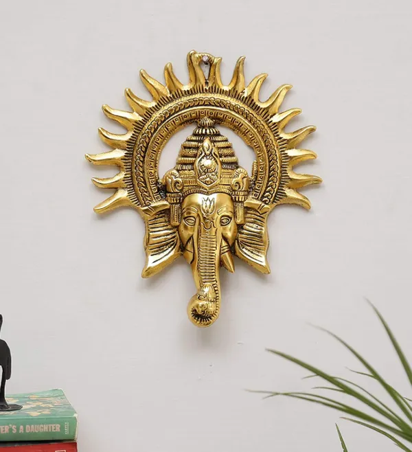 NEO_CLASSIC_Ganesh_Wall_Hanging_for_Wall_Décor_|_Elegant_Lord_Ganesha_Idol_Lucky_Feng_Shui_Decorative_Wall_Art_for_Home,_Office_&_Entrance_|_8_Inch