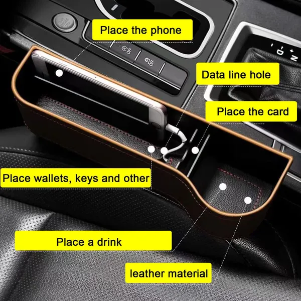 Car_Seat_Gap_Filler_Organizer_Between_Front_And_Storage_Box_Auto_Premium_Pu_Leather_Console_With_Organizer_Pocket_For_Interior_Essentials_For_2_Side_2_Hookautomobiles_Black