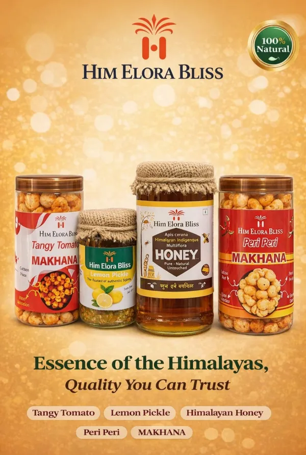 Natural_Himalayan_Honey,_Tangy_Tomato_Makhana,_Peri_Peri_Makhana,_And_Homemade_Lemon_Pickle_Pack_Of_4