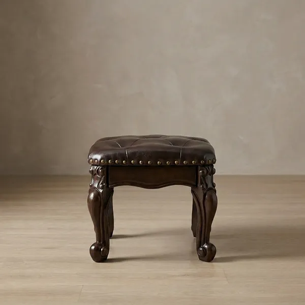 Elegant_Wodden_Crest_Living_Stool