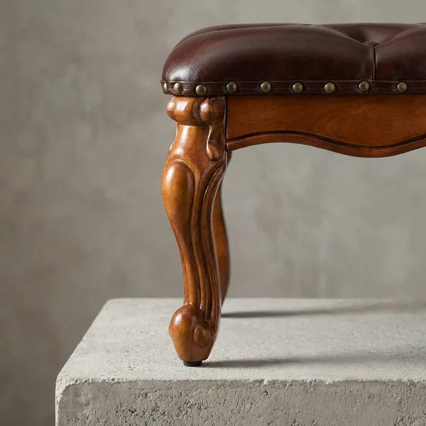 Small_Footstool_Ottoman_Upholstered_Footstool,_Solid_Rubber_Wood/Living_Room_Stool.