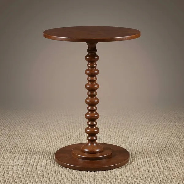 Classic_Solid_Wood_Round_Pedestal_Side_Table_Elegant_Living_Room_Accent_End_Table