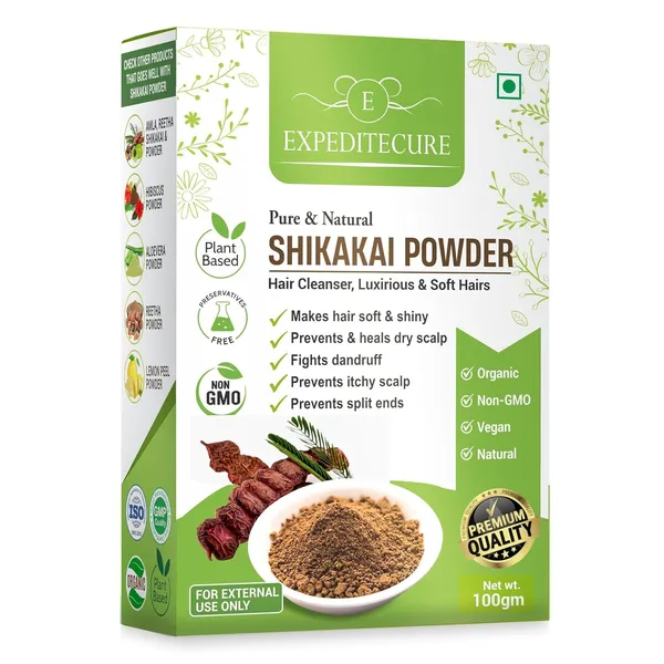 Organic_Shikakai_Powder_For_Frizzy_Soft_Shiny_Hair_Strengthening_Nourish_Conditioner_Cleanser_100G