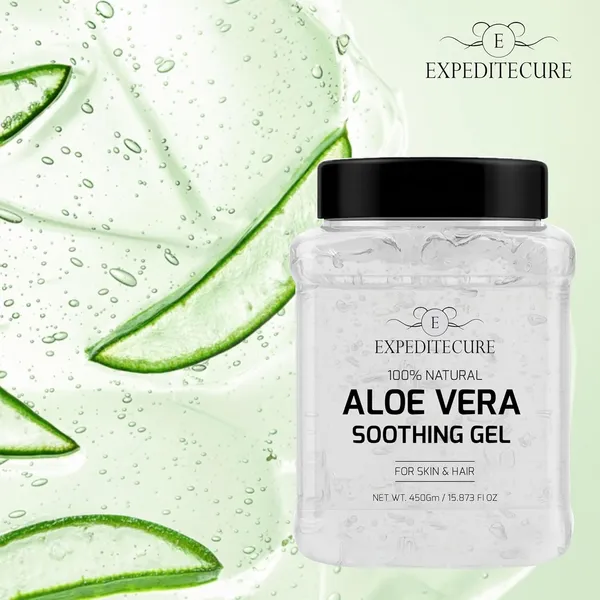 100_Natural_Aloe_Vera_Soothing_Gel_For_Skin_Hair_450G_Multipurpose_Gel_For_Moisturizing_Sunburn_Relief_Acne_Scalp_Care