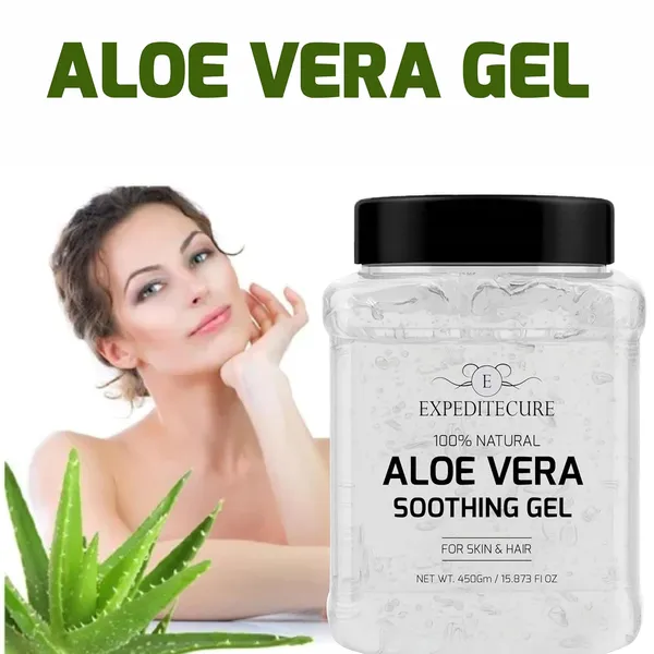 100_Natural_Aloe_Vera_Soothing_Gel_For_Skin_Hair_450G_Multipurpose_Gel_For_Moisturizing_Sunburn_Relief_Acne_Scalp_Care