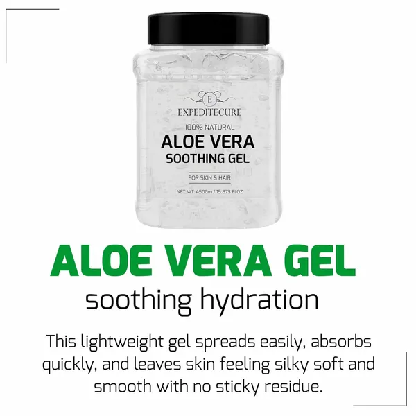 100_Natural_Aloe_Vera_Soothing_Gel_For_Skin_Hair_450G_Multipurpose_Gel_For_Moisturizing_Sunburn_Relief_Acne_Scalp_Care