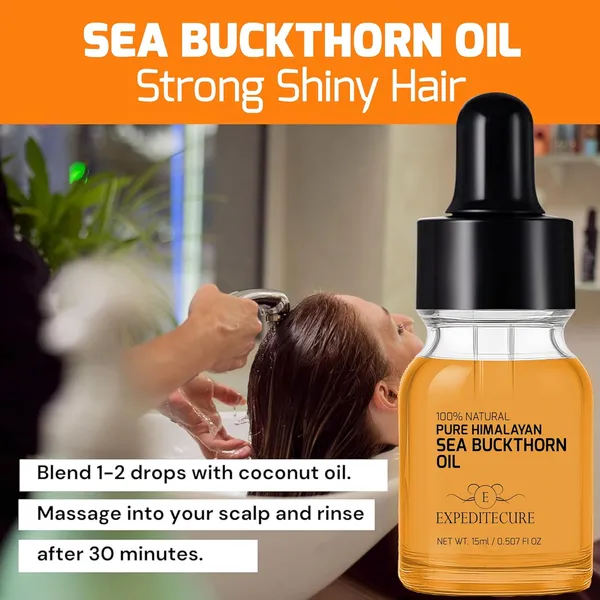 100_Natural_Pure_Himalayan_Sea_Buckthorn_Oil_15Ml_For_Glowing_Skin_Strong_Shiny_Hair_Anti_Aging_Face_Serum_Scalp_Treatment