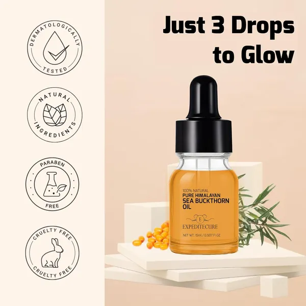 100_Natural_Pure_Himalayan_Sea_Buckthorn_Oil_15Ml_For_Glowing_Skin_Strong_Shiny_Hair_Anti_Aging_Face_Serum_Scalp_Treatment
