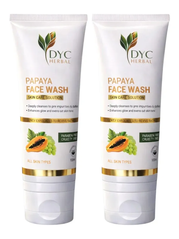 Papaya_Face_Wash_For_Men_And_Women_Deep_Cleansing_And_Brightening_Face_Cleanser__Helps_Remove_Tan_And_Dead_Skin__For_All_Skin_Types__100_Ml_Pack_Of_2