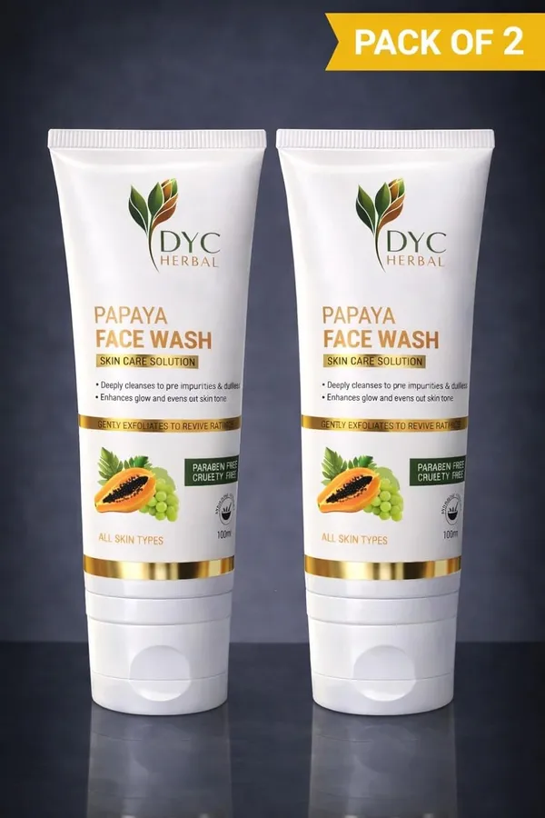Papaya_Face_Wash_For_Men_And_Women_Deep_Cleansing_And_Brightening_Face_Cleanser__Helps_Remove_Tan_And_Dead_Skin__For_All_Skin_Types__100_Ml_Pack_Of_2