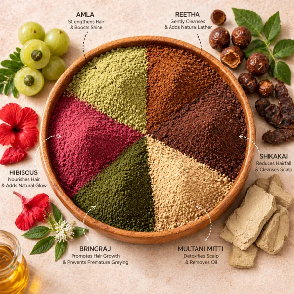 Amla,_Reetha_Shikakai,_Bhringraj,_Hibiscus_and_Multani_Powder_for_Hair