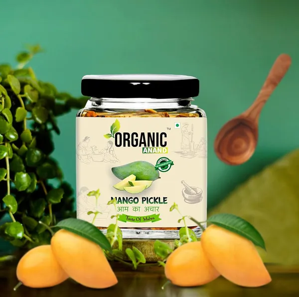 Organic_Homemade_Mango_Pickles_Khatta_Aam_Ka_Achar_With_Neemwood_Spoon_Less_Oil_Flavourful_Delicious_Traditional_Taste