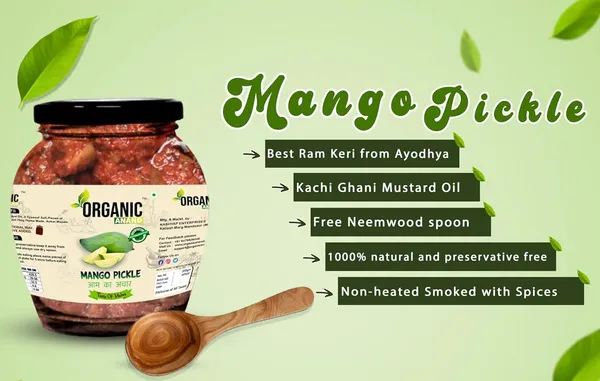 Organic_Homemade_Mango_Pickles_Khatta_Aam_Ka_Achar_With_Wooden_Spoon_Less_Oil_Flavourful_Delicious_Traditional_Taste