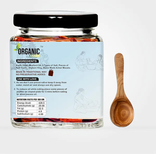 Organic_Natural_Garlic_Pickle_Lahsun_Ka_Achar_Homemade_No_Artificial_Colors_Achar_Tangy_And_Delicious_With_Wooden_Spoon
