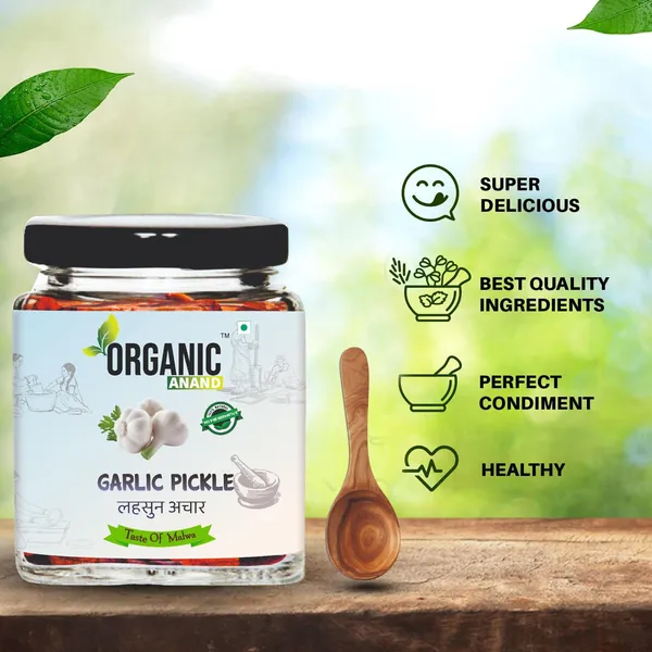 Organic_Natural_Garlic_Pickle_Lahsun_Ka_Achar_Homemade_No_Artificial_Colors_Achar_Tangy_And_Delicious_With_Wooden_Spoon