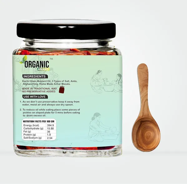 Organic_Homemade_Nimadi_Nimbu_Pickle_And_Amla_Pickle_Combo_With_Neemwood_Spoon_Indian_Gooseberry_Achar