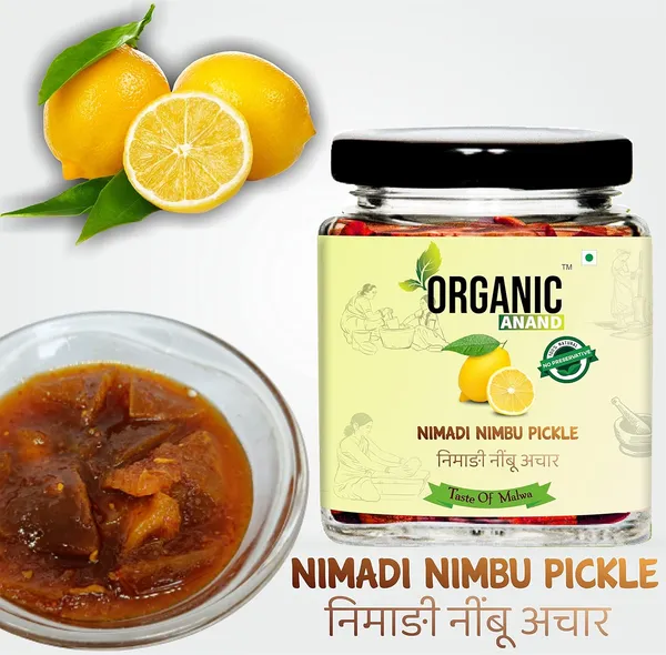 Organic_Homemade_Nimadi_Nimbu_Pickle_And_Amla_Pickle_Combo_With_Neemwood_Spoon_Indian_Gooseberry_Achar
