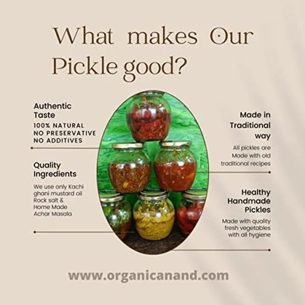 Organic_Homemade_Nimadi_Nimbu_Pickle_And_Amla_Pickle_Combo_With_Neemwood_Spoon_Indian_Gooseberry_Achar