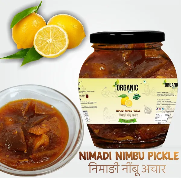 Organic_Homemade_Nimadi_Nimbu_Pickle_And_Amla_Pickle_Combo_With_Neemwood_Spoon_Indian_Gooseberry_Achar