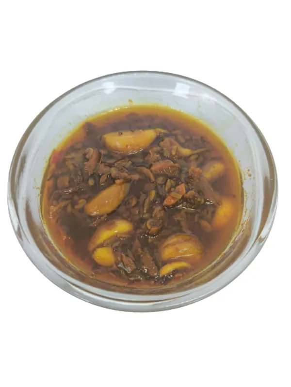 Organic_Homemade_Indian_Gooseberry_Amla_Pickle_And_Garlic_Turmeric_Pickle_With_Neemwood_Spoon_Haldi_Lahsun_Amla_Combo