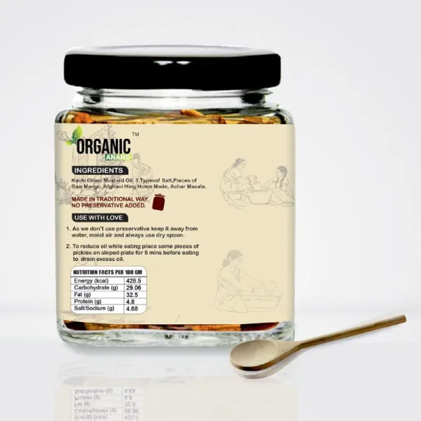 Organic_Homemade_Mango_Pickles_Khatta_Aam_Ka_Achar_With_Wooden_Spoon_Less_Oil_Flavourful_Delicious_Traditional_Taste